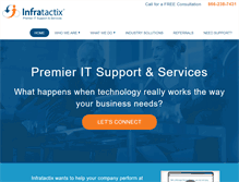 Tablet Screenshot of infratactix.com